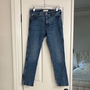 GAP Women's High Rise Slim Straight Leg Jeans